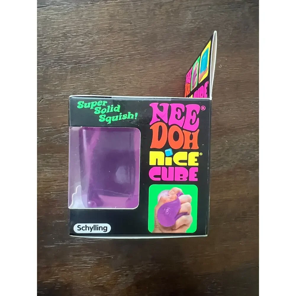 NeeDoh Nice Cube - PURPLE | The Original Sensory Ice Cube Squish - NIB!